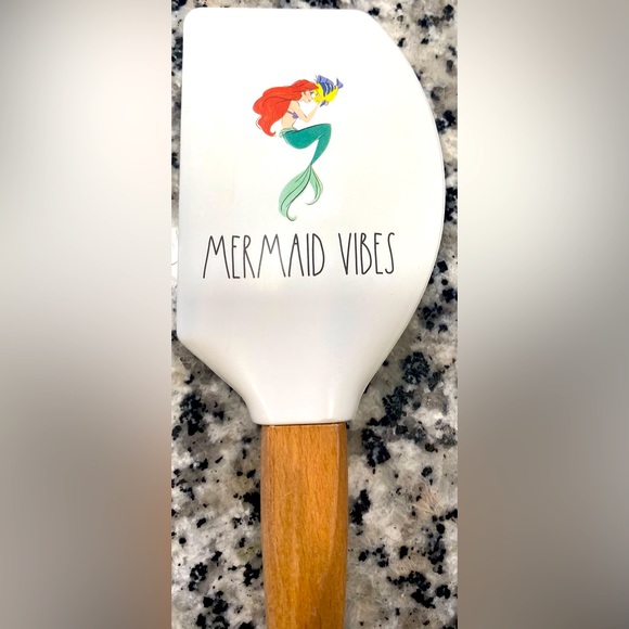 Disney Little Mermaid Spatula X Rae Dunn Mermaid Vibes - Picture 2 of 10
